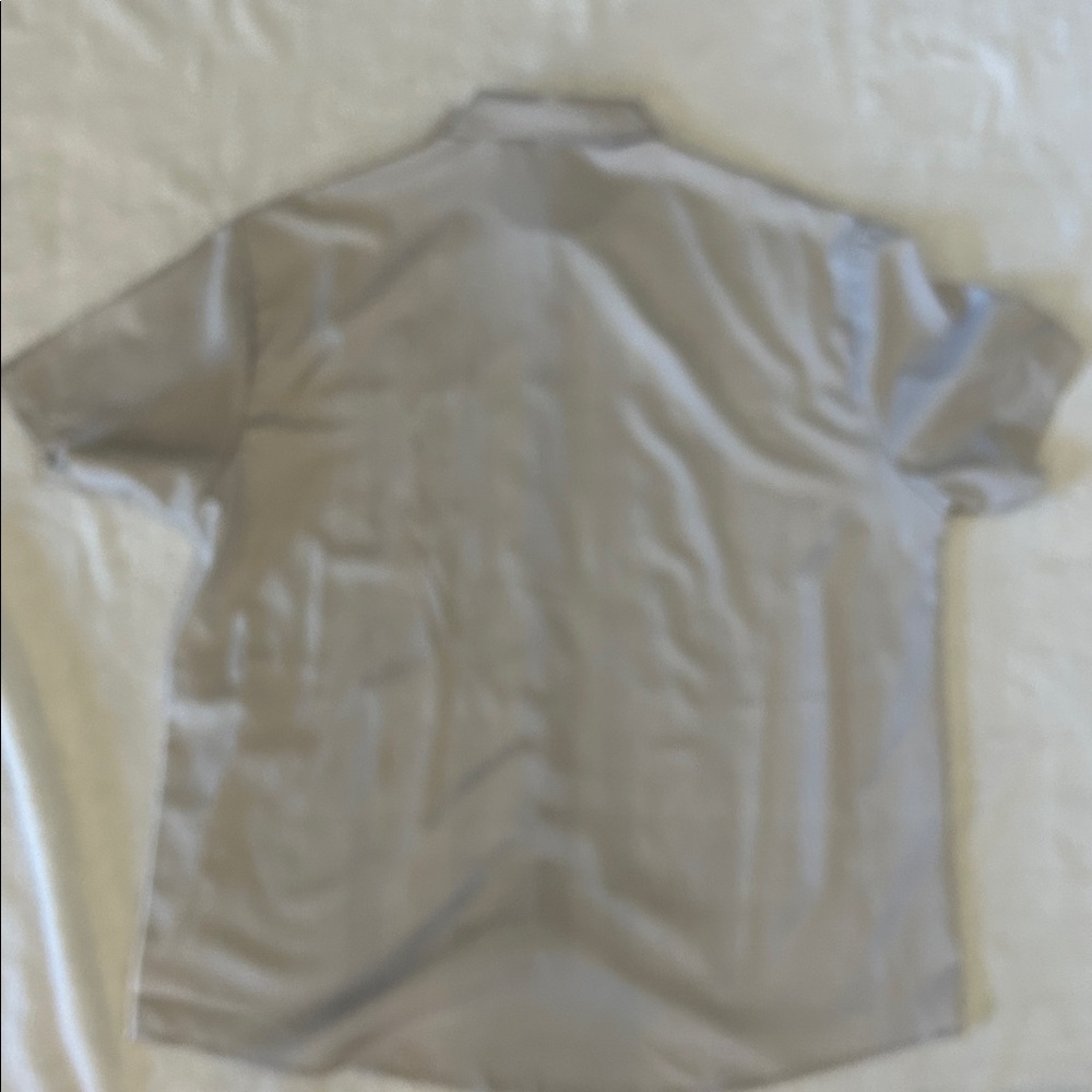 Men's Gray Bamboo print Short Sleeve Shirt - Picture 9 of 9